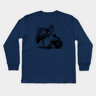 The Boy and the Heron - How Do You live - Kimitachi wa Do Ikiruka Kids Long Sleeve T-Shirt